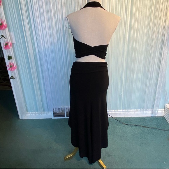 Sirens Black Halter Neck Midi Dress Size XS - Picture 6 of 17